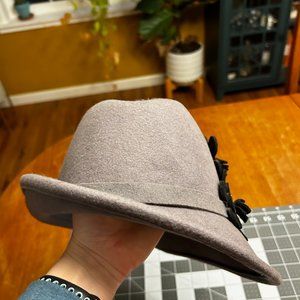 Magid Hats Grey Felted Wool Fedora